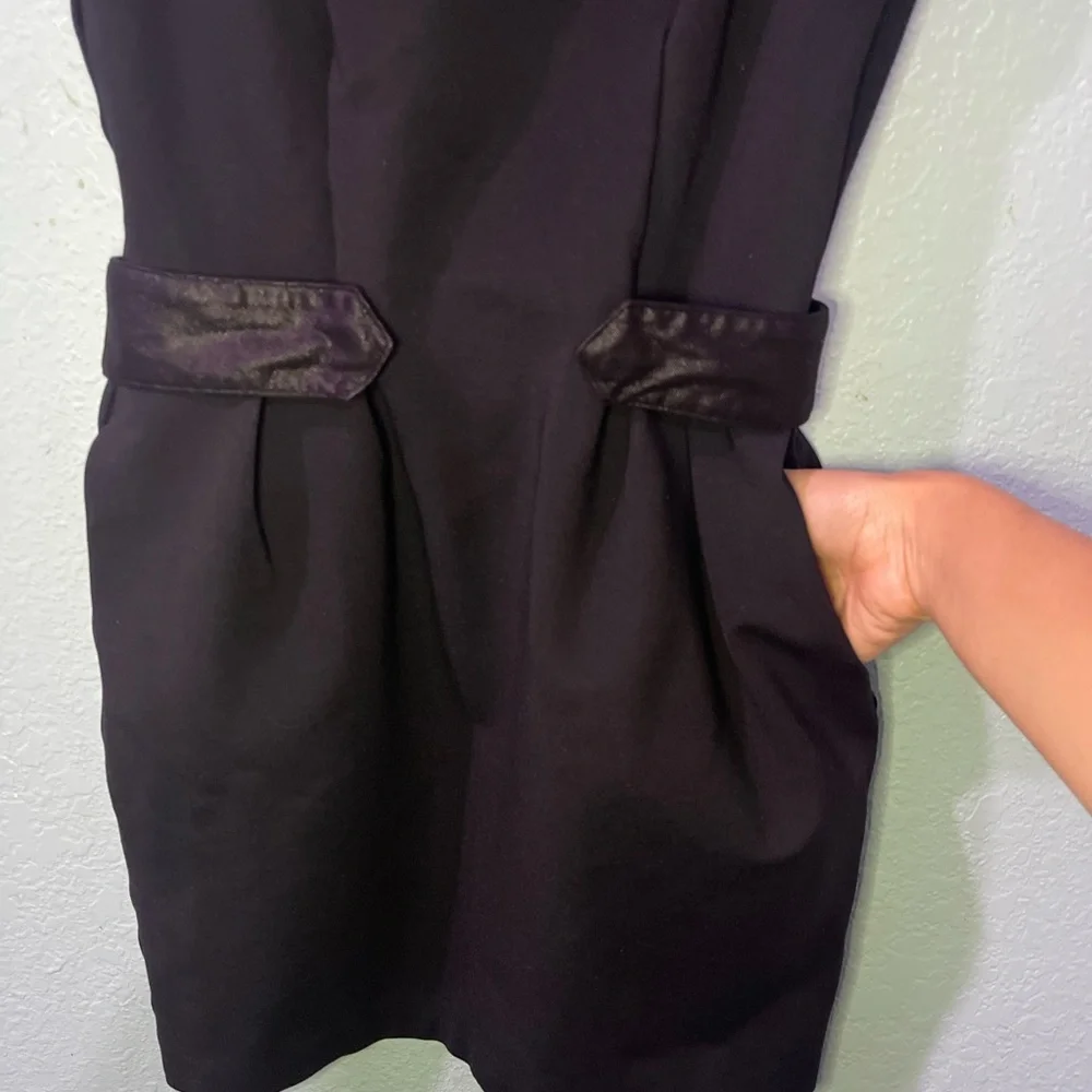 Armani Exchange Black Mini Dress
